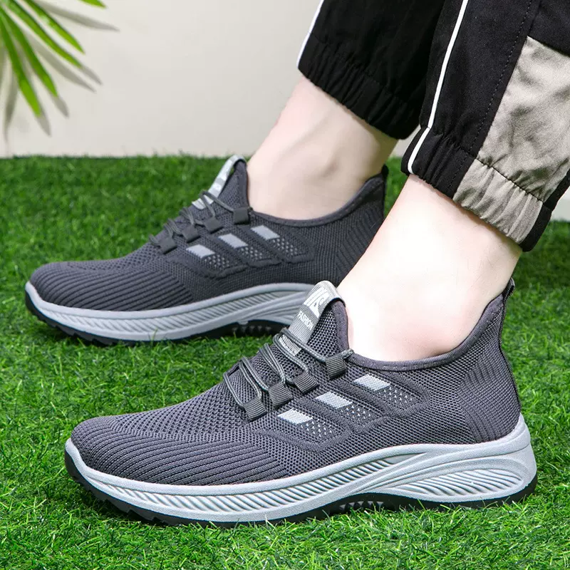 批发鞋子男秋季新款舒适透气男士休闲运动单鞋现货老北京布鞋男款