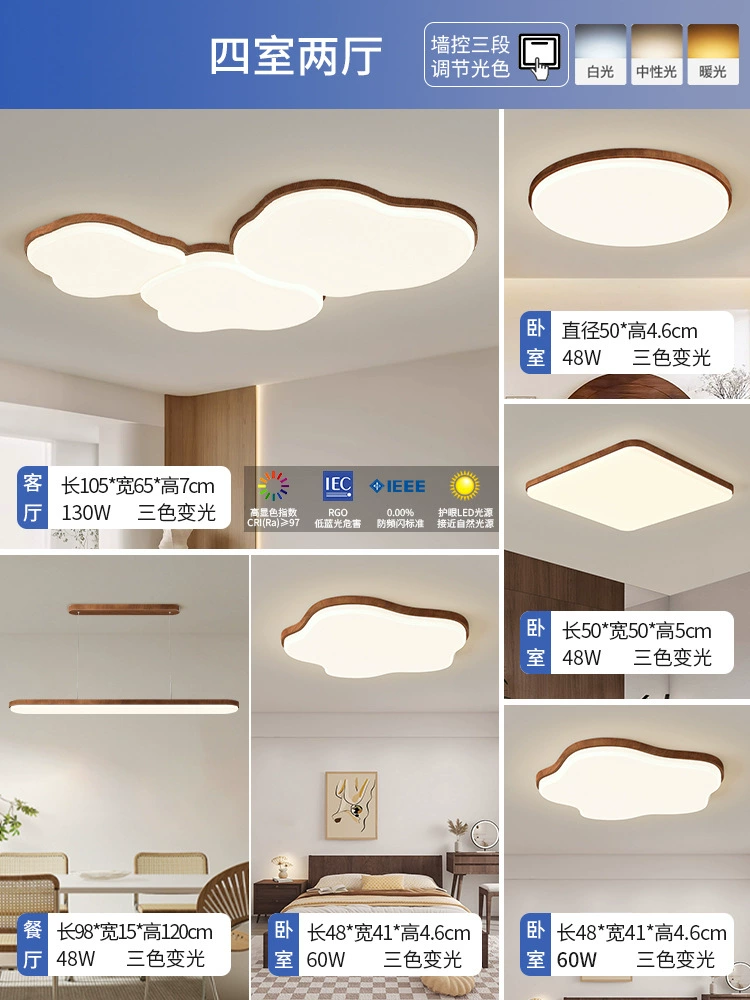 Ceiling light, ultra thin combined lights, eyes protection