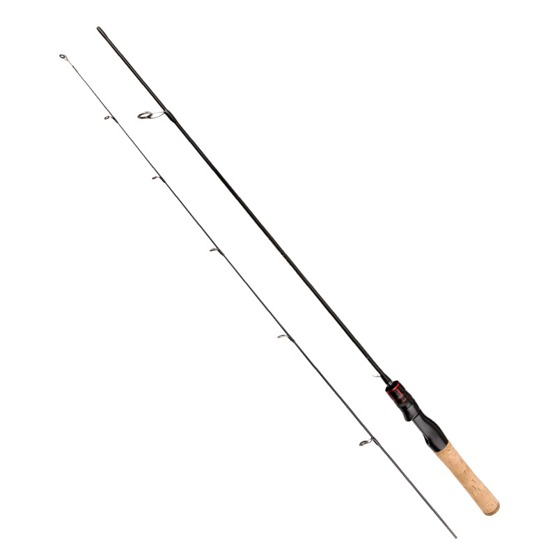 Nueva varilla de boca de caballo de carbono, tira blanca, Micro UL ajustable varilla de pesca de madera maciza, varilla sólida, engranaje de pesca de recubrimiento ligeramente galvanizado