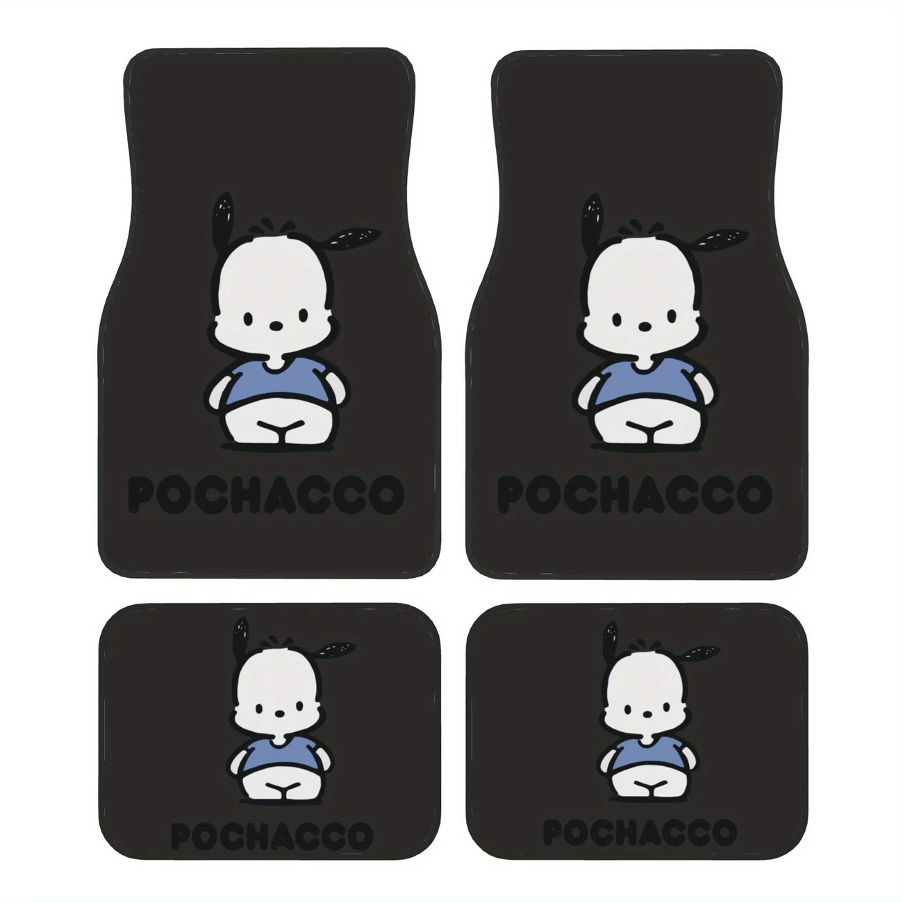 Cross-Border Sanrio Car Floor Mats for Main and Passenger Seats, Front and Rear Floor Mats, Amazon Temu Dropshipping Cartoon Foot Mats