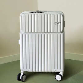 嘉兴新品前开盖行李箱20尺寸小型登机箱24尺寸拉杆箱抗摔旅行密码
