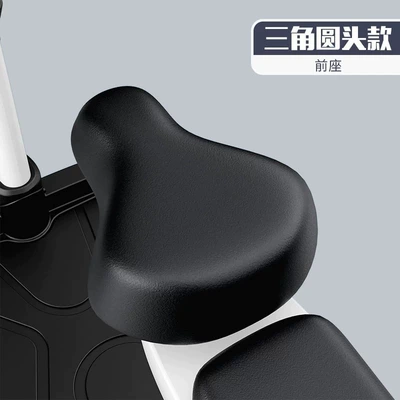 Electric Bike Bicycle Seat Cushion Cover, Electric car cushion - electric-vehicle-seat-cushion-triangle-front-seat-black-1-piece