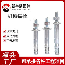 机械锚栓 碳钢后扩底机械锚栓锚固 套管型膨胀栓 自切底后切底单