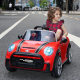 Children's electric car can sit four-wheel car boys and girls can be remote control toy car baby double seat rechargeable stroller