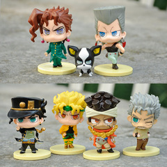 新しいアニメjojoの奇妙な冒険周辺のフィギュアのジョルノの人形のデスクトップの装飾品の置物