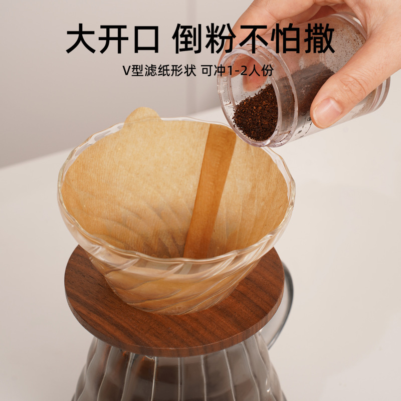 V60 コーヒー濾紙 V型 オリジナル木材パルプ コーン型濾紙 手淹れコーヒー v02フィルター V01 ドリップタイプ|undefined