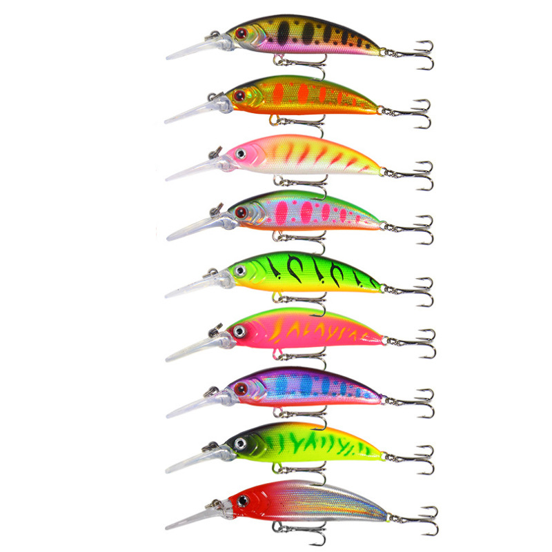 Suspending Minnow Lures Hard baits Fresh Water Bass Swimbait Tackle Gear