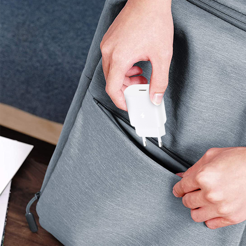 PD25W快充头充电器适用于note10 S20 美欧规type-c快充充电头