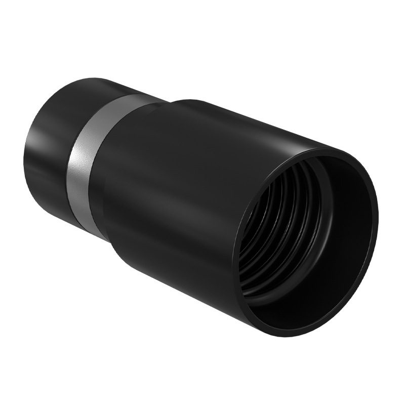 Accesorios de limpiador de polvo de aluminio de aluminio adaptador de conector de conversión conector de manguera conector de diámetro reducido mango de máquina principal industrial