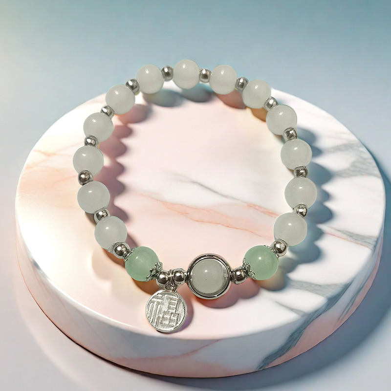 G03 Fu 브랜드 그린 비즈 팔찌