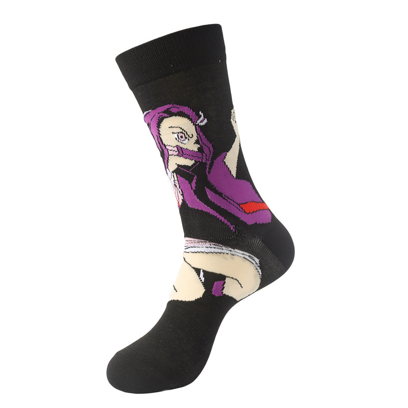 Men's Wholesale Trendy Socks Female Animation Cartoon Cotton Socks Comic Male Medium Tube Pirate Socks-5PRS 55 O1CN01XanMrn1TrjeF2U9dE !!1004802436 0 cib