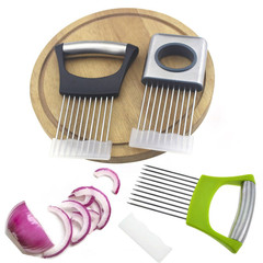 Factory Wholesale 304 Stainless Steel Onion Spear Onion Chopper Fruit and Vegetable Slicer Holder Meat Tenderizer Onion Fork