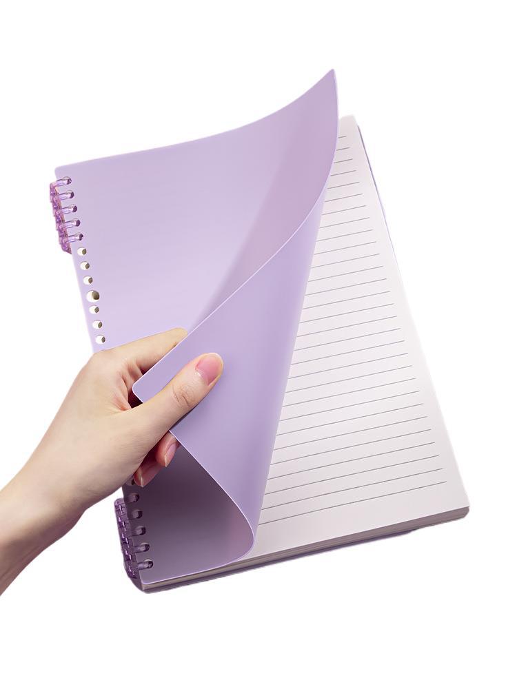 B5 Morandi hand-free loose-leaf notebook detachable coil notebook a4…