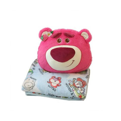 꽃 딸기 곰/베개 담요 [껍데기 약 35cm] 약 0.9kg