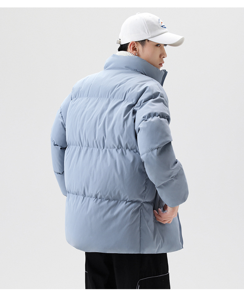 Herren Pufferjacke Für Den Winter, Warme Wattierte Freizeitjacke_voghion.com