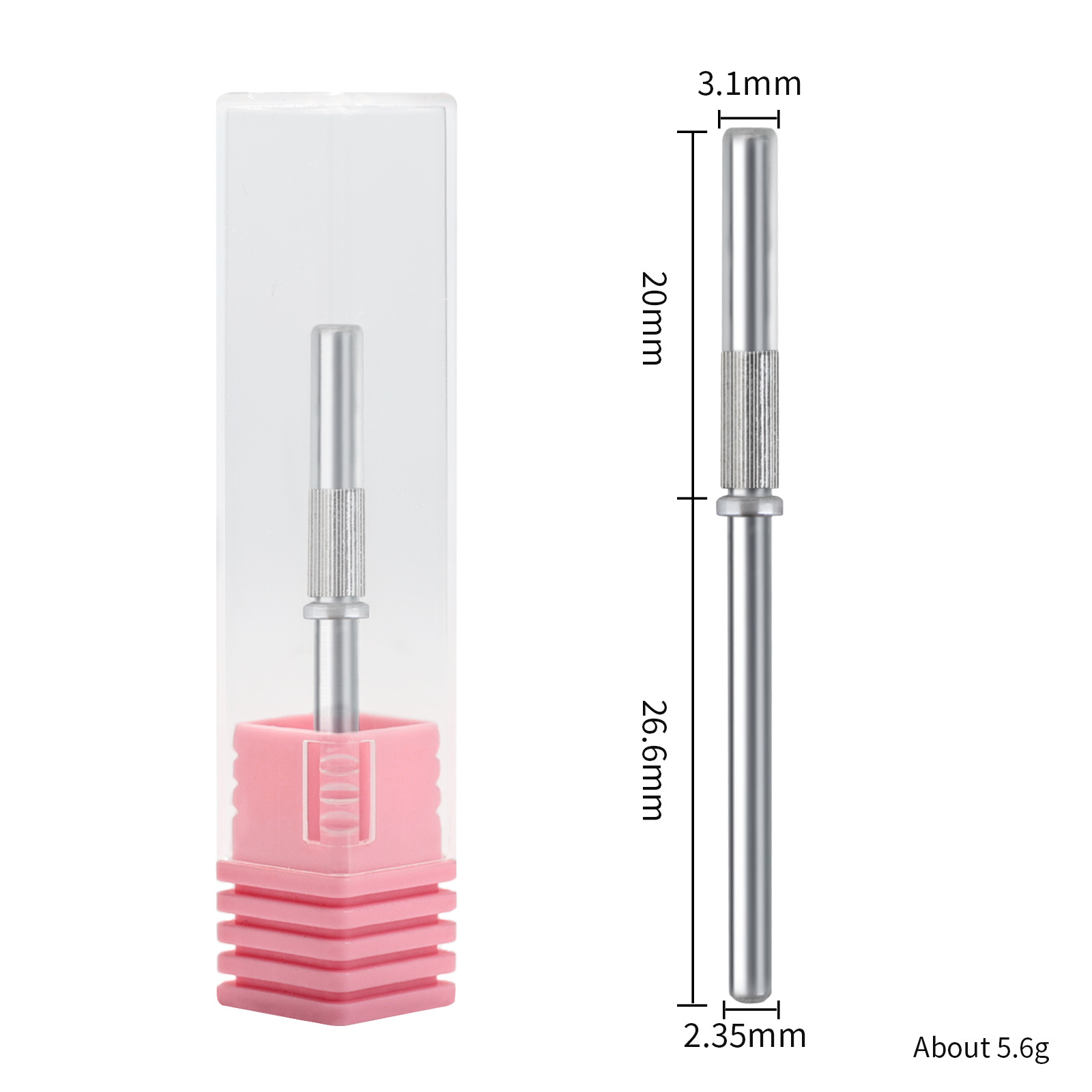 Transfronterizo nuevo clavo cabeza de molienda anillo de arena máquina de pulir eléctrica clavo anillo de molienda negro y blanco multi-color caja de montaje cojinete