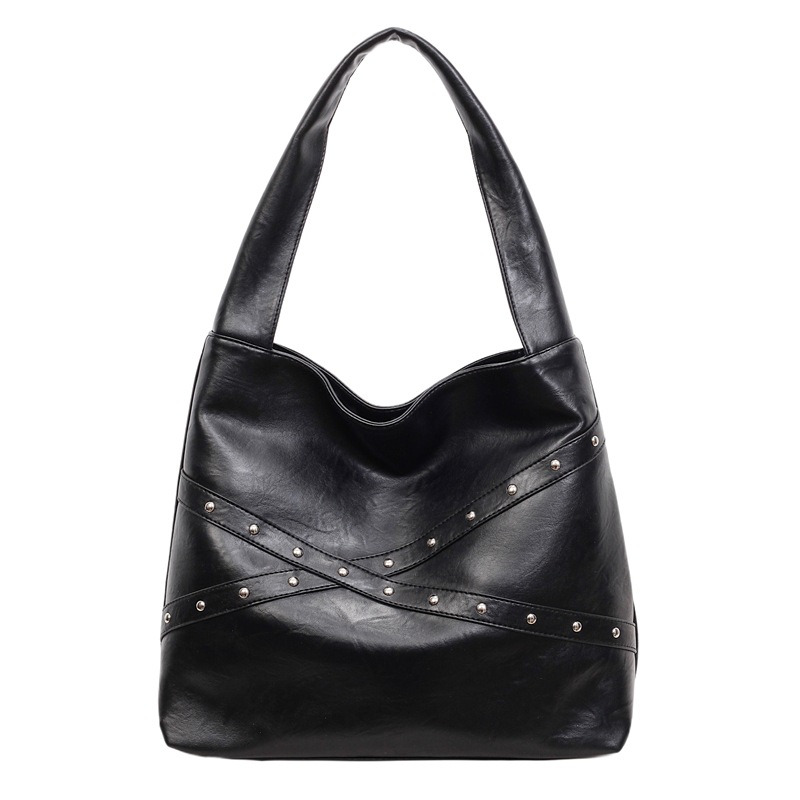 Transfronterizos retro nicho bolsas de cubo portátiles 2025 nuevo transporte de gran capacidad bolsa bolsa de hombro de locomotora