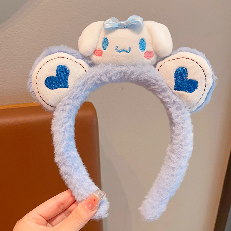 Niños lindos Kulomi pelúcia cabello para niñas no estrangular cabello para bebés otoño y invierno cabello para 2024 nuevo