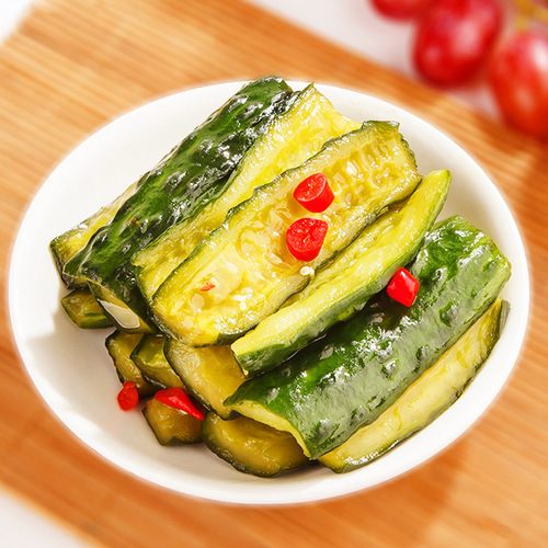 Xiao Hu Duck Crispy Cucumber 288g, Ready-to-Eat Snack, Appetizer for Leisure, Hubei Specialty, Night Snack, Mix with Rice