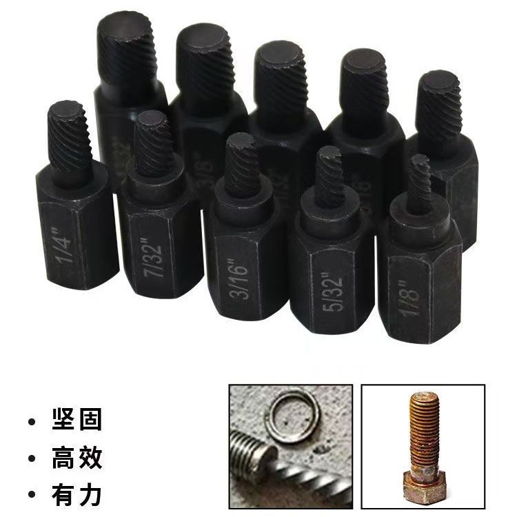 英制断丝取出器10件套装断丝滑丝拆卸工具内六角螺栓跨境贴标代发|undefined