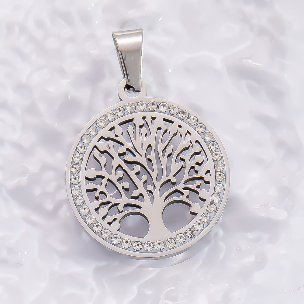 6g Weight 0.03µm-0.05µm Gold Plating Thickness PVD Coated Gold Plating Process Pendant Jewelry Making Type 18.11*16.83mm Jewelry Making Size 18K Real Gold Plated Plating Material Rhinestones Inlay Material 1 Piece Quantity 304 Stainless Steel Material Moon, Tree, Heart Shape Pattern IG Style Style Waterproof Non Tarnish, Inlay Craft 1 Piece 18.11*16.83mm 304 Stainless Steel Zircon PVD Coated Real Gold Plated Moon Tree Heart Shape Polished Pendant DIY Jewelry Accessories 10