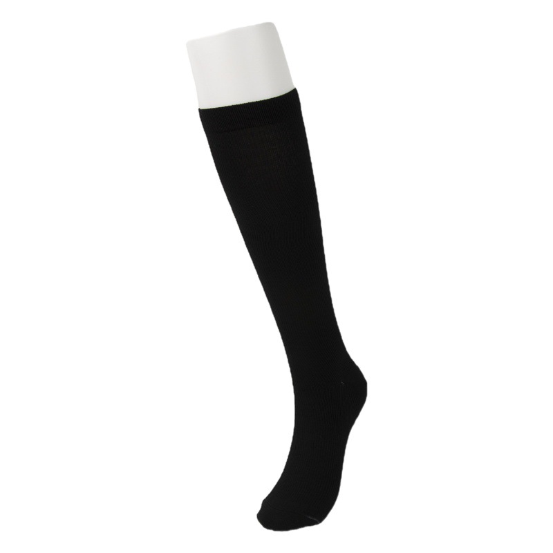 Calcetines de compresión deportiva de color sólido para hombres y mujeres calcetines de pantorrilla al aire libre fitness correr deportes calcetines elásticos fuente fabricante