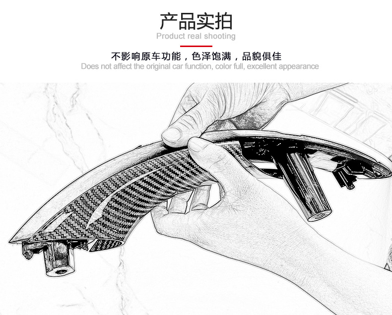 Suitable for Bmw 3 Series 4 Series 3Gt Inner Handle 3 Series Inner Handle F30 Handle Quick Installation Version Installation Factory Direct Sales