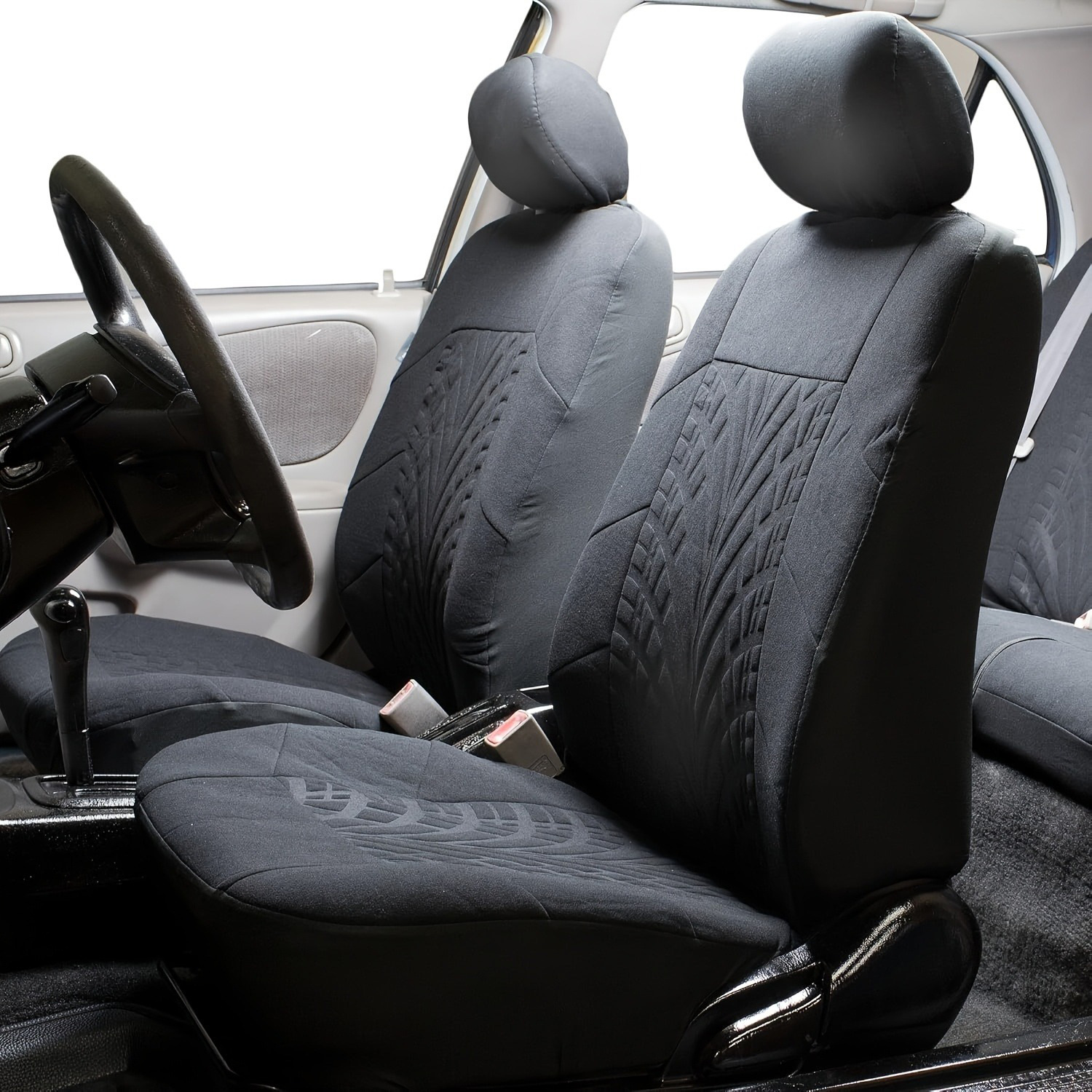 Cross-Border Best-Selling Car Seat Covers on Meike, 9-Piece Set, Universal for All Seasons, Tire Pattern Car Seat Covers Wholesale