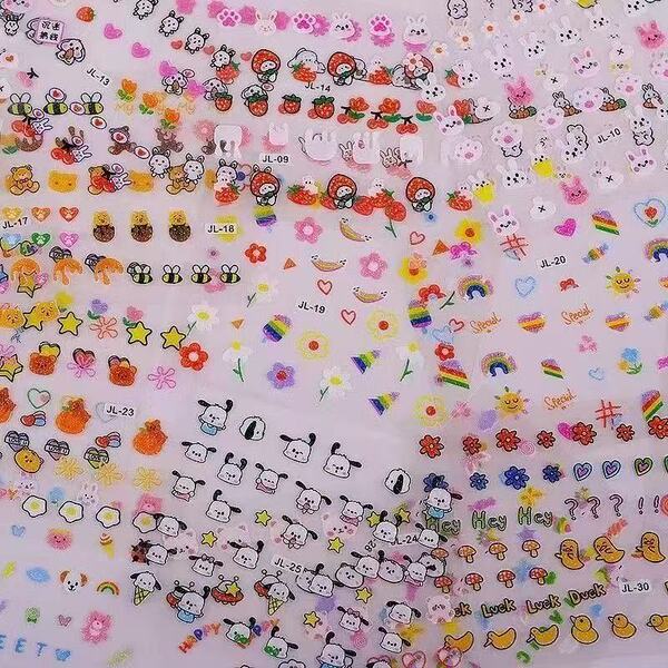 Safe kids nail stickers