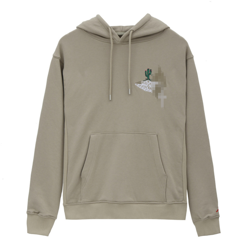 In-Stock European and American Cross-Border Autumn and Winter Drawstring Embroidered Hooded Loose Tracksuit Sweatshirt with Long-Sleeve T-Shirt Tv Trendy Brand Sup