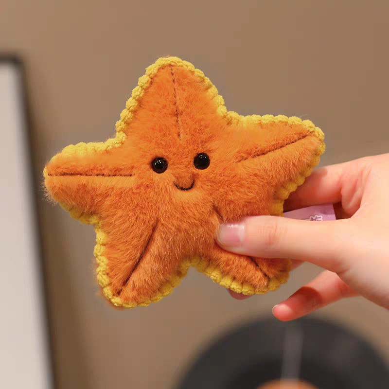 Starfish refrigerator magnet with lanyard