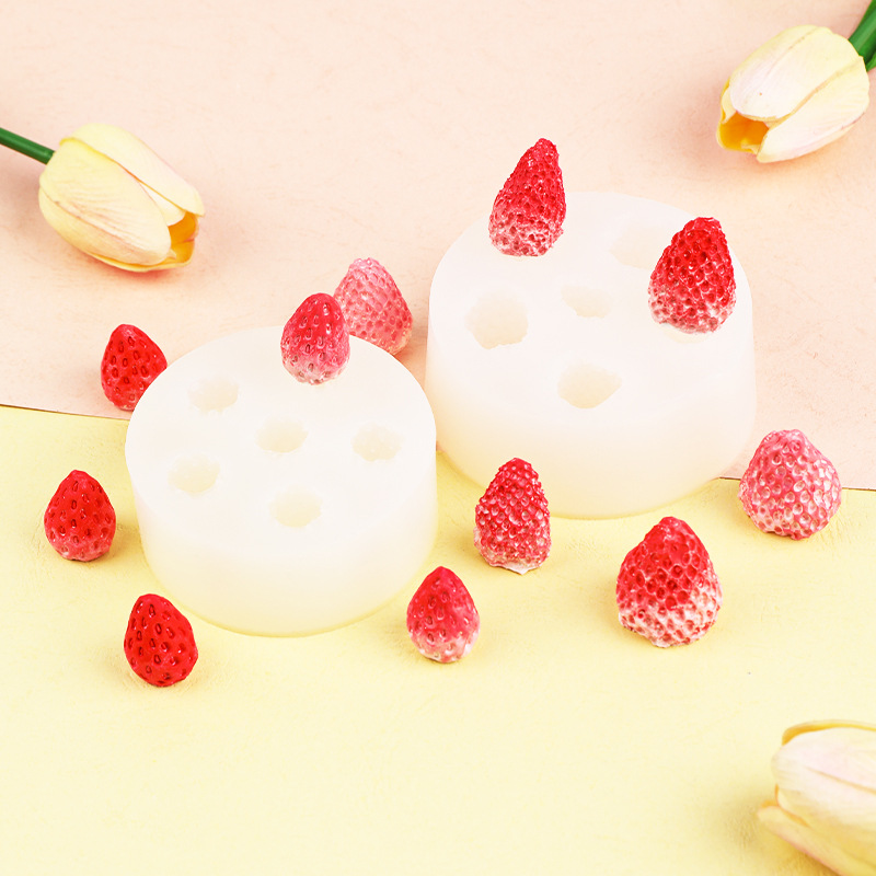 Casual, Elegant, Cute Style Casual Elegant Cute Fruit Silica Gel Kitchen Molds 1 Piece