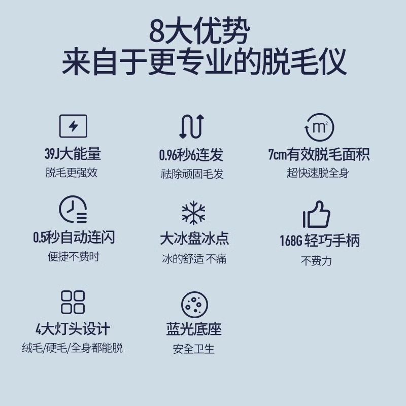 BoSidin/博思迪氷点下脱毛器女性家庭用全身顔唇毛双管美容院専用|undefined