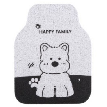 Car interior accessories, cartoon animal tissue box foot pad universal anti-slip waterproof car storage napkin
