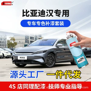 BYD Han Time Gray Touch-Up Pen for Car Paint Scratch Repair, Snowy White Aurora Blue Special Self-Spray Paint