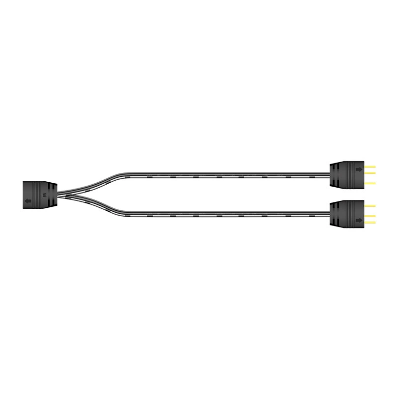 [COOLMOON主板一分二 一分四5V 3针ARGB神光同步扩展延长线集线器]