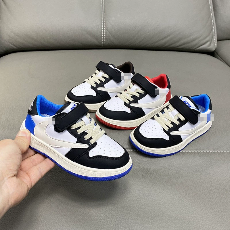Demi-season children's sneakers for boys, low sports shoes, footwear, trend of season, soft sole