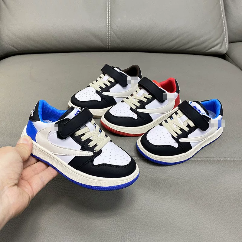 Demi-season children's sneakers for boys, low sports shoes, footwear, trend of season, soft sole