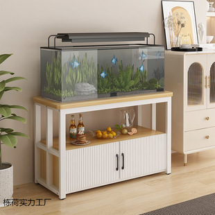 Simple Fish Tank Rack with Base Cabinet Multi-layer Metal Fish Tank Cabinet Storage Cabinet Special Shelf for Aquarium Bearing Base Cabinet