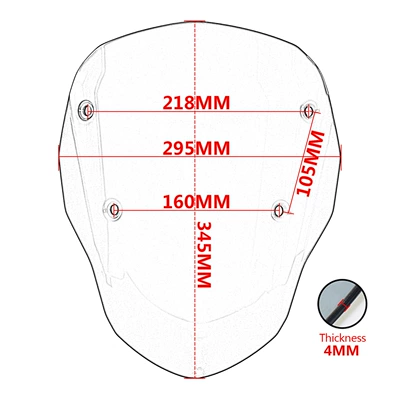 windshield mirror — Motorcycle front windshield