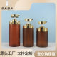 500ml New PET Press Shampoo Round Bottle Shower Gel Conditioner Bottle Hotel Toiletries Sub-bottle