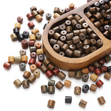 8x8mm木质桶珠串珠子手工diy早教手串项链手机链材料包配件批发