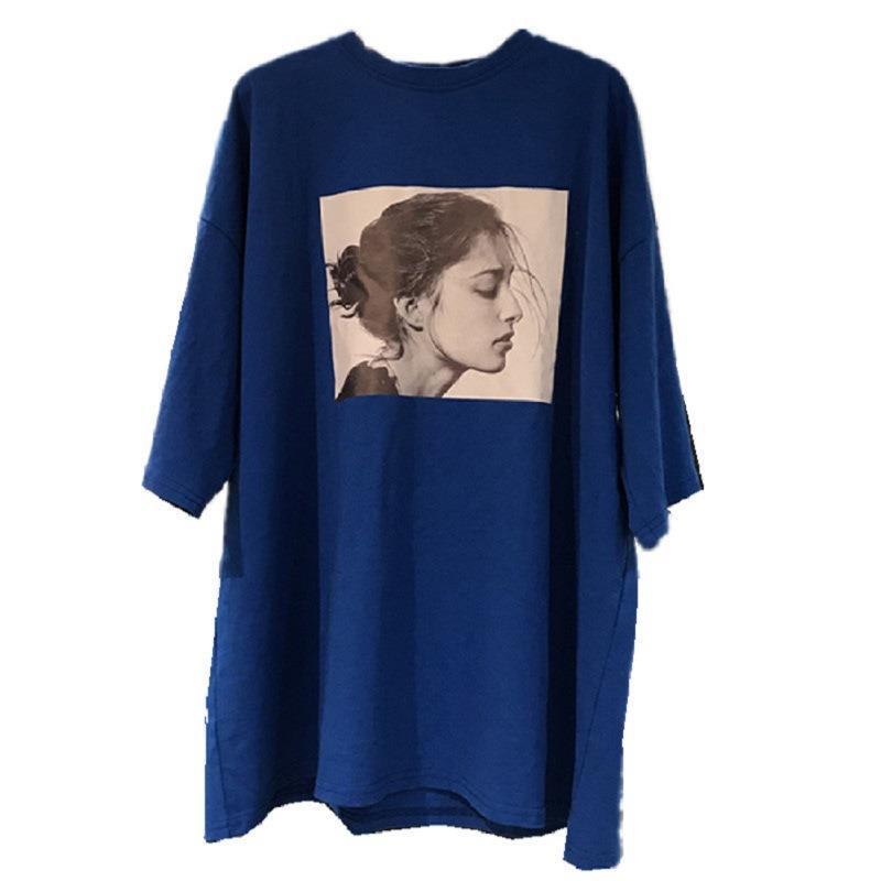 カップルカジュアル半袖tシャツ女子新型学生はゆったりとしていて、痩せています。