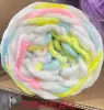 75 Yellow and white powder and blue section*7s*normal*1*polyester 100