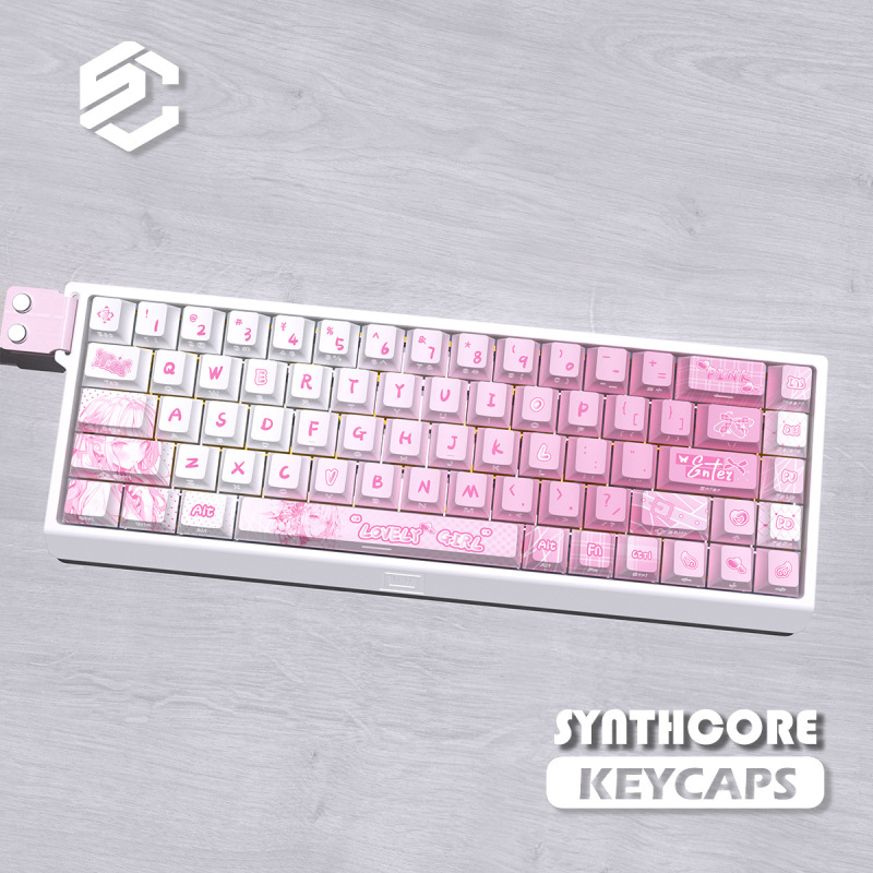 Love Diary Keycap Pbt Material Original Factory Supports Wooting Ez63Made68 Hero68Nd63