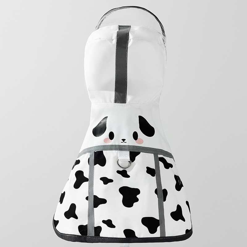 Teddy bichon con tracción en forma de animal para perros, bolsa impermeable todo incluido, cola, ropa para perros de cuatro patas para mascotas