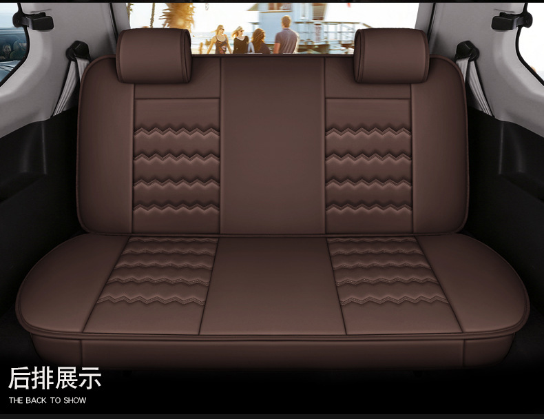 Factory Direct Sales of Wear-Resistant and Durable Seat Cushions, Full Leather, Seven-Seater, All-Season Universal Car Seat Cushions, Interior Accessories