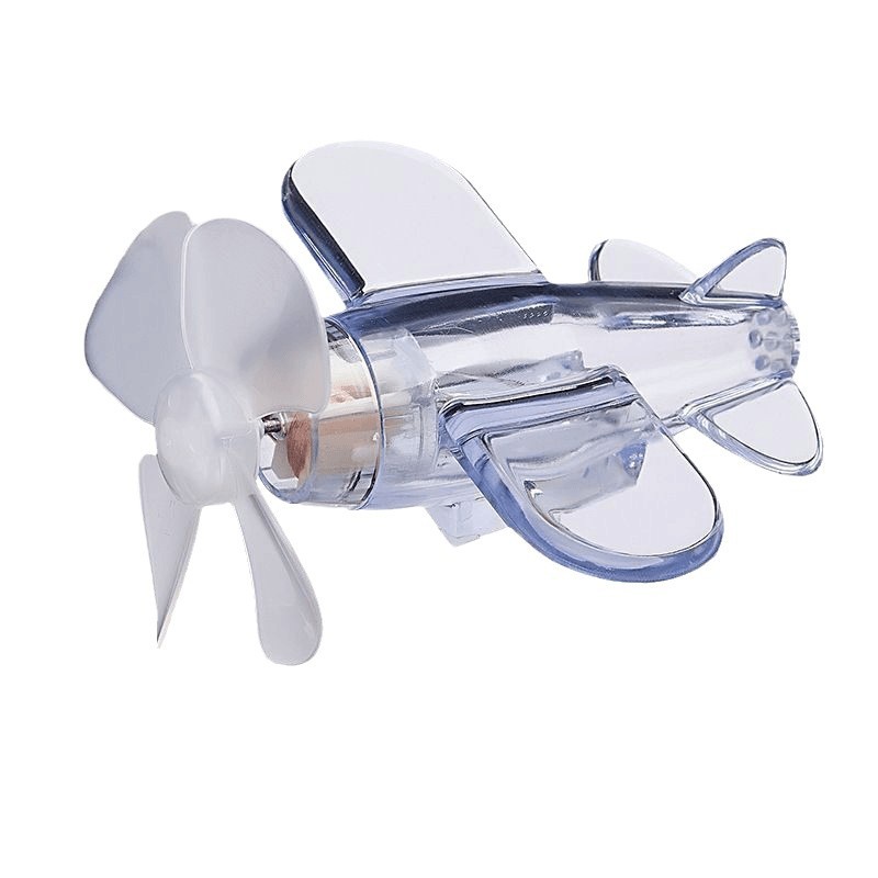 (2개) 바람 에너지 작은 항공기 풍력 LED 밝은 조명 전기 자동차 오토바이 장식품 자동차 액세서리