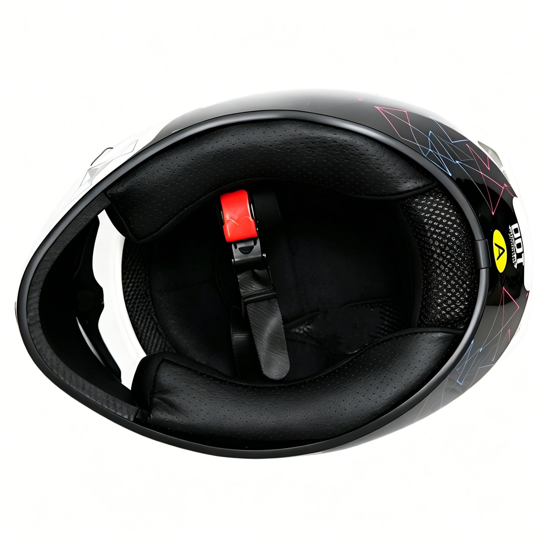 DOT certified new national standard motorcycle helmet for men and women, full-face helmet for electric vehicles, suitable for all seasons, safety helmet for riding