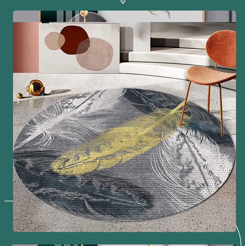 北欧地毯,圆形地毯,卧室地毯,客厅地垫,定制地毯,地垫